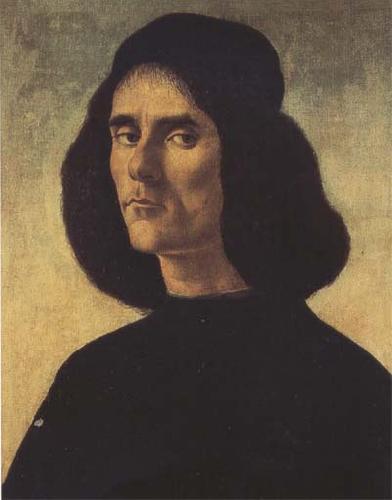 Sandro Botticelli Portrait of Michele Marullo Sweden oil painting art